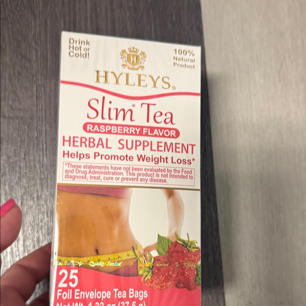 Hyleys Raspberry Slim Tea Herbal Supplement